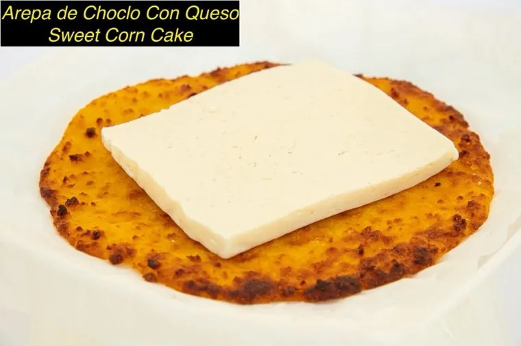 Arepa de choclo con queso